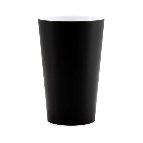 Twister Preto Fosco com Interno Colorido 550ml